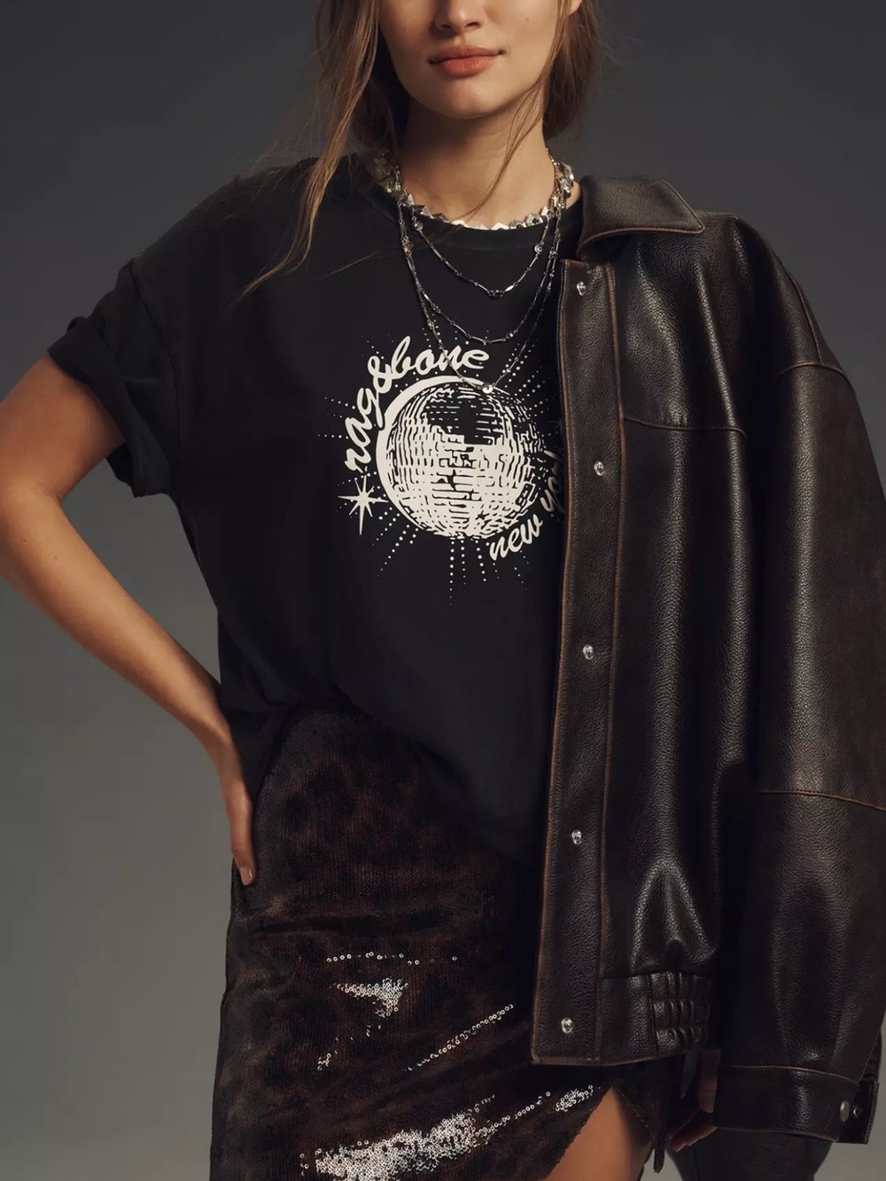 rag & bone women’s Disco Boyfriend Tee